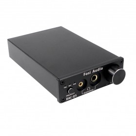 Fosi Audio DAC Converter Headphone Amplifier 24Bit/192kHz - DAC-Q5 - Black