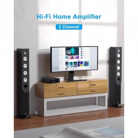 Fosi Audio Mini Amplifier Hi-Fi Class AB 2x50W - HD-A1 - Black - 3