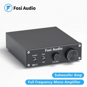 Fosi Audio Subwoofer Amplifier Mono Channel 200 W TPA3255D2 - M03 - Black