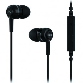 SoundMAGIC Earphones In-ear Sound Isolating Powerful Bass with Mic - ES18S - Black/Silver - 1