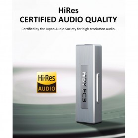HIBY Headphone Amplifier DAC USB Type C 3.5mm HIFI DSD128 MQA - FC3 - Silver - 5