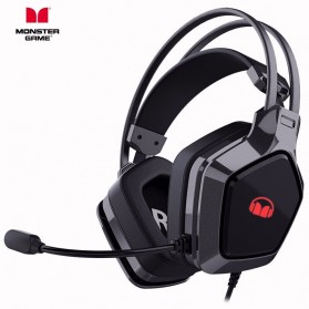 MONSTER Airmars N1 Gaming Headphone Headset with Mic - Black