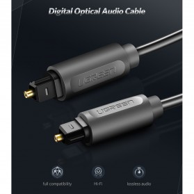 UGREEN Kabel Toslink SPDIF Fiber Optic Audio Male Ke Male 1.5M - 70891 - Gray - 3