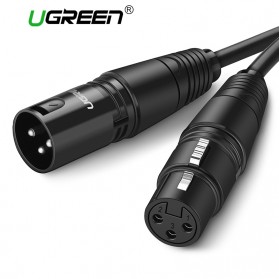UGREEN Kabel XLR Karaoke Microphone 2 Meter - 20710 - Black