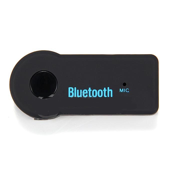 Car Bluetooth Music Receiver with Handsfree - Black 