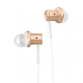 Xiaomi Quantie Hybrid Dual Driver In-Ear Earphones with Mic (ORIGINAL) - Golden - 1