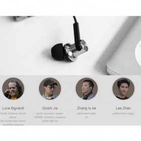 Xiaomi Quantie Hybrid Dual Driver In-Ear Earphones with Mic (ORIGINAL) - Golden - 7