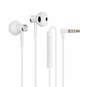 Xiaomi Earphone Earpods Dual Driver Half In-Ear with Mic - BRE01JY - White - 1