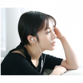 Xiaomi Earphone Earpods Dual Driver Half In-Ear with Mic - BRE01JY - White - 4