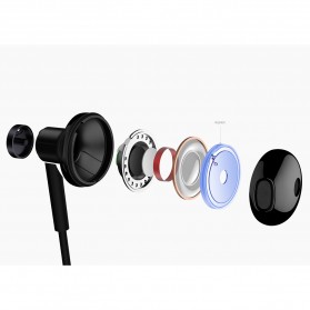 Xiaomi Earphone Earpods Dual Driver Half In-Ear with Mic - BRE01JY - White - 7
