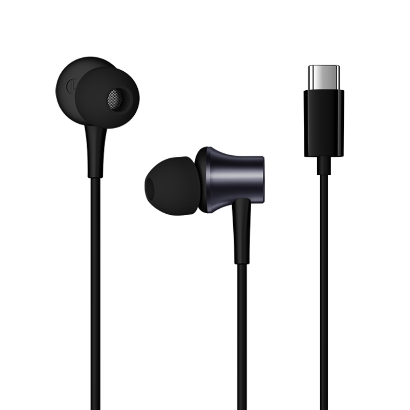 Xiaomi Mi Piston Earphone Usb Type C Original Black