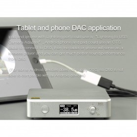 Topping HiFi DAC Audio Amplifier Decoder USB Desktop XMOS XU208 - D50 - Black - 8