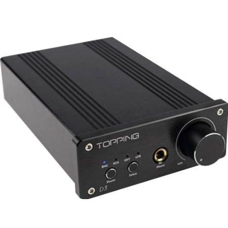 Topping D3 USB DAC CS4398 with Headphone Amplifier - Black ... Topping D3 USB DAC CS4398 with Headphone Amplifier - Black ...