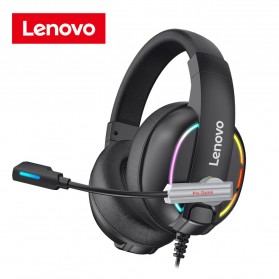 Lenovo Gaming Headphone Headset Super Bass with Mic - HU75 - Black