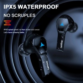 Lenovo True Wireless Gaming Earbuds  HiFi Waterproof - HQ08 - Black - 4