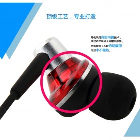 Phrodi 300 Earphone - POD-300 - Black/Red - 4