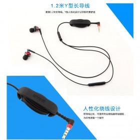 Phrodi 300 Earphone - POD-300 - Black/Red - 7