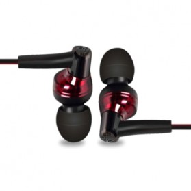 Phrodi 600 Earphone dengan Mic - POD-600 - Red/Black - 1