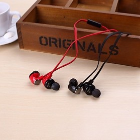 Phrodi M201 Earphone dengan Mic - POD-M201 - Red - 3