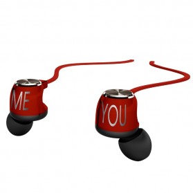 Phrodi M201 Earphone dengan Mic - POD-M201 - Red - 4