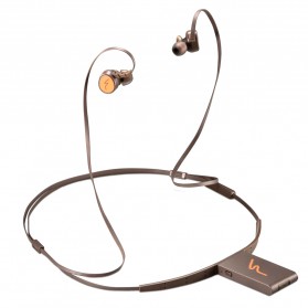 Phrodi Dual Dynamic Driver Bluetooth Earphone with Microphone - SP-7 - Blue - 2