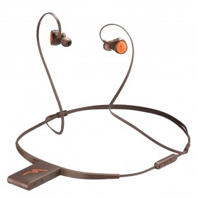 Phrodi Dual Dynamic Driver Bluetooth Earphone with Microphone - SP-7 - Blue - 3