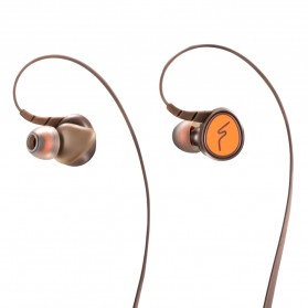 Phrodi Dual Dynamic Driver Bluetooth Earphone with Microphone - SP-7 - Blue - 4