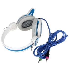 Kinbas HiFi Gaming Headset dengan Mic - VP-T7 - Blue - 5