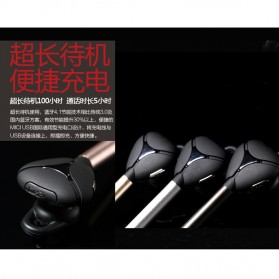 Remax Bluetooth Headset Handsfree- RB-T3 - Golden - 7