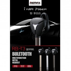 Remax Bluetooth Headset Handsfree- RB-T3 - Golden - 8
