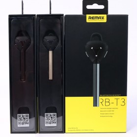 Remax Bluetooth Headset Handsfree- RB-T3 - Golden - 10