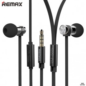 Remax Earphone with Microphone - RM-565i - Black - 1