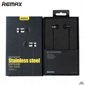 Remax Earphone with Microphone - RM-565i - Black - 3