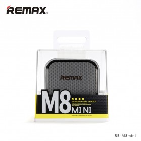 Remax M8 Mini Aluminium Portable Bluetooth Speaker - RB-M8 Mini - Black - 3