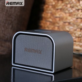 Remax M8 Mini Aluminium Portable Bluetooth Speaker - RB-M8 Mini - Black - 5