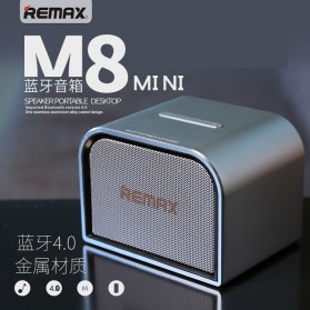 Remax M8 Mini Aluminium Portable Bluetooth Speaker - RB-M8 Mini - Black - 6