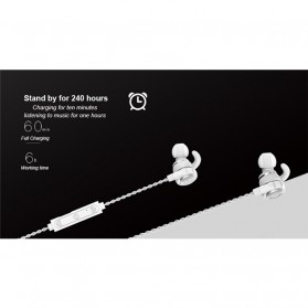 Remax Earphone Bluetooth Sporty - RB-S10 - Black - 7