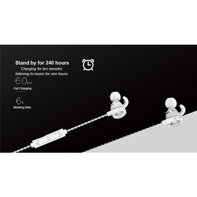 Remax Earphone Bluetooth Sporty - RB-S10 - Black 