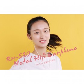 Remax Metal Hi-Fi Earphone - RM-530 - Black - 6