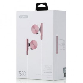 Remax Metal Hi-Fi Earphone - RM-530 - Black - 8