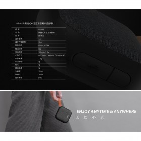 Remax Fabric Bluetooth Speaker - RB-M15 - Black - 5
