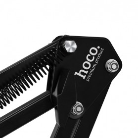 HOCO P7 Microphone Condenser Lazypod Stand with Smartphone Holder - Black - 5