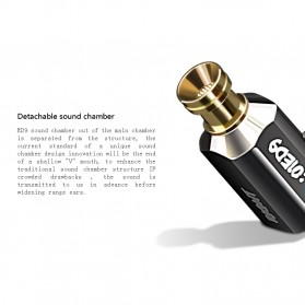 Knowledge Zenith Earphone 3.5mm dengan Mic - KZ-ED9 - Black - 5