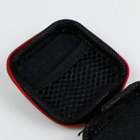 TaffSTUDIO Zenith Case Earphone EVA - B001 - Black/Red - 4
