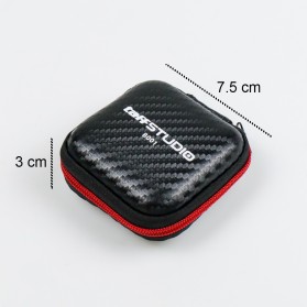 TaffSTUDIO Zenith Case Earphone EVA - B001 - Black/Red - 8