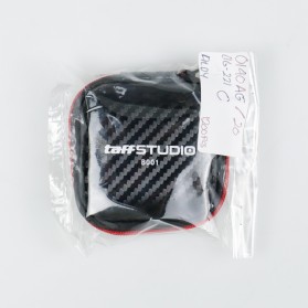 TaffSTUDIO Zenith Case Earphone EVA - B001 - Black/Red - 9