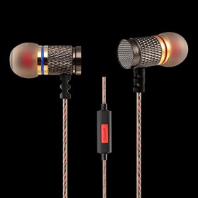 Knowledge Zenith Special Edition 7mm In-Ear Earphones Dual Magnetic Sound Unit with Microphone - KZ-EDR1 - Multi-Color - 3