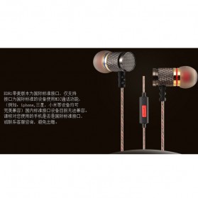 Knowledge Zenith Special Edition 7mm In-Ear Earphones Dual Magnetic Sound Unit with Microphone - KZ-EDR1 - Multi-Color - 4