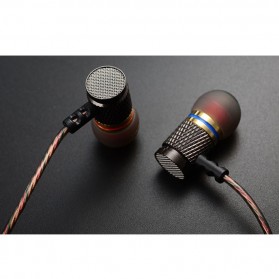 Knowledge Zenith Special Edition 7mm In-Ear Earphones Dual Magnetic Sound Unit with Microphone - KZ-EDR1 - Multi-Color - 6
