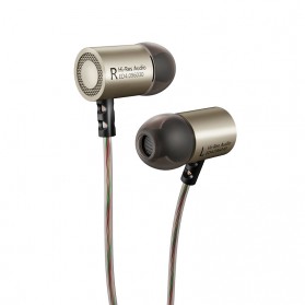 Knowledge Zenith HiFi Metal In-ear Earphones Heavy Bass 9.6mm Driver with Mic - KZ-ED4 - Gun Metallic - 2